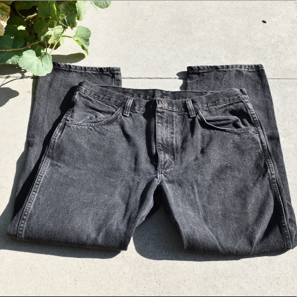 Black Skater Rustler Jeans